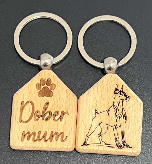 Wooden Keyring