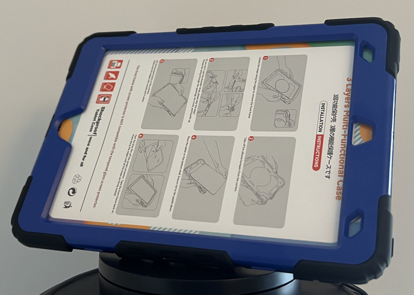 Heavy Duty Rugged Case for iPad 10.2 9th Generation